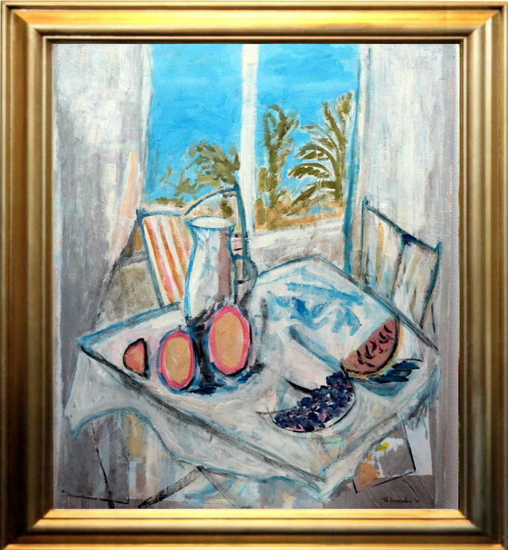 Table by the window(106)<br><small class=store-brand><b>&euro; 650,00</b> incl. shipping and excl. picture frame</small>